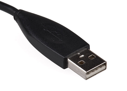 black USB cable thumbnail