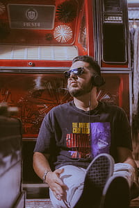man using headphones thumbnail