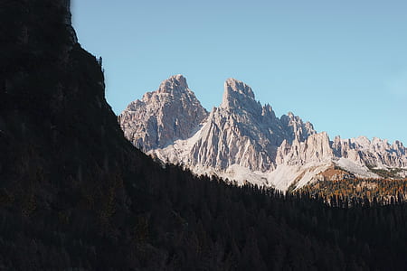 snow cover mountain during daytime thumbnail
