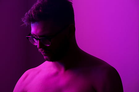 person standing in purple light room thumbnail
