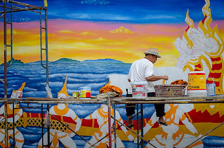 Colourful wall paintings thumbnail