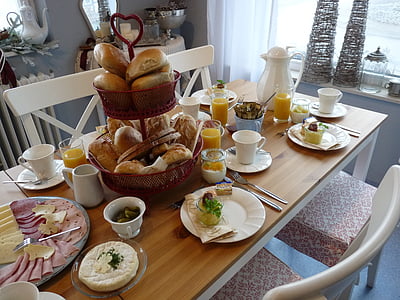 ham, cheese, and bread on top of table thumbnail