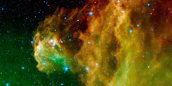 green and yellow galaxy illustration thumbnail
