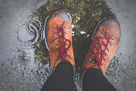person standing on wet floor thumbnail