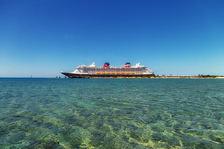 white cruise ship during daytime thumbnail