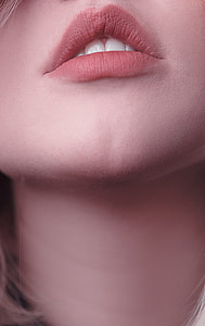 woman's pink lipstick thumbnail
