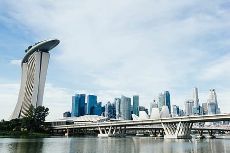 low-angle photography of city landscape thumbnail
