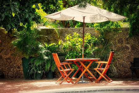 white patio umbrella thumbnail