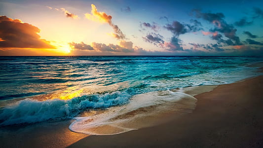 blue body of water near shore thumbnail