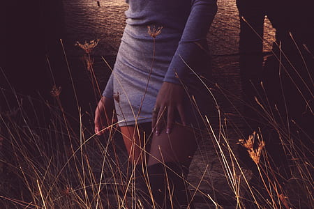 dawn, fashion, person, water thumbnail