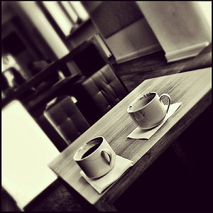 two ceramic mug on table thumbnail