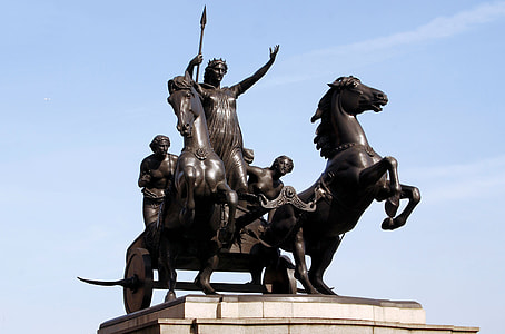 person riding chariot statue thumbnail