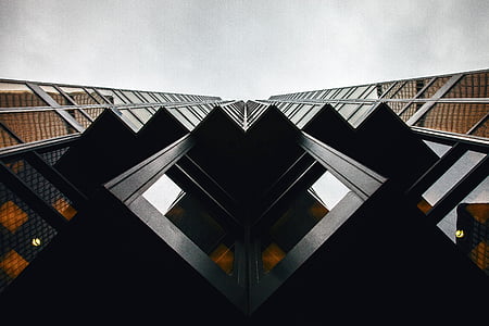 worm's eye-view photography of building thumbnail