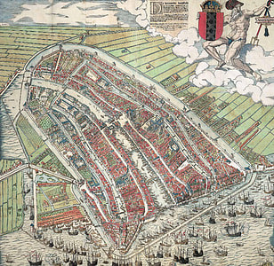 Amsterdam on a woodcutting in 1544 thumbnail