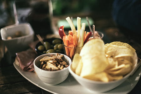 fried potato chips and crackers thumbnail