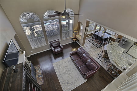 high angle view of house interior thumbnail
