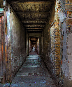brown pavement hallway thumbnail