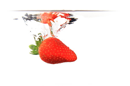strawberry drop in clear fluid thumbnail