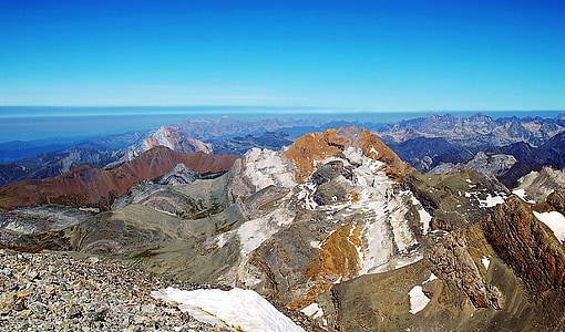 mountains under blue sky thumbnail