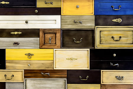 pile of wooden drawers thumbnail