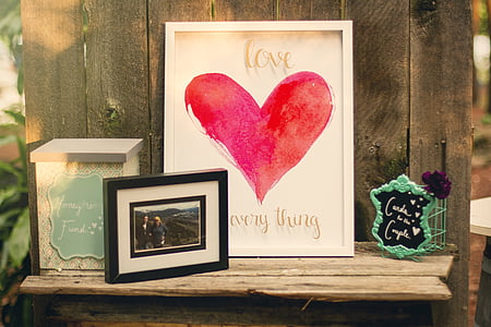 four assorted-color photo frames thumbnail
