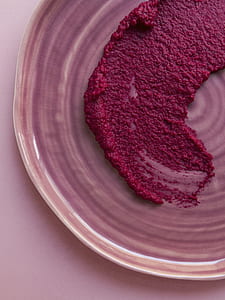 red paste on ceramic plate thumbnail