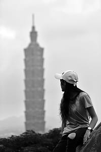 landscape, person, woman, skyline thumbnail