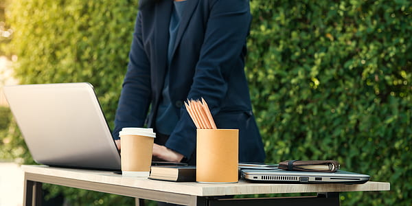 marketing, coffee, space, laptop thumbnail