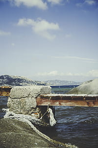 sea, landscape, mountains, nature thumbnail