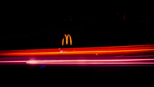time lapse photography of red and pink light thumbnail