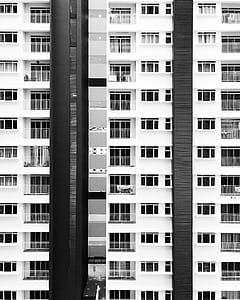 White and Black City Buildings thumbnail