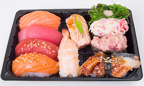 meat dish in black plate thumbnail