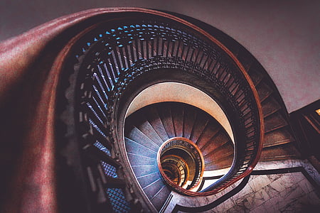 photo of brown spiral staircase thumbnail