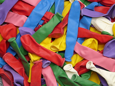 assorted-colored rubber balloons thumbnail