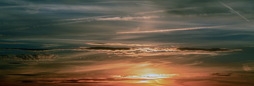 aerial photography of golden hour thumbnail