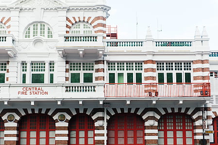 white Central Fire Station building during daytime thumbnail