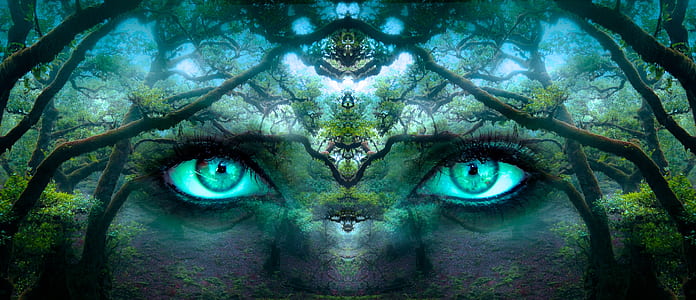 nature eye portrait painting thumbnail