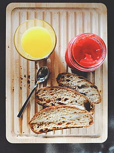 Orange Juice, Jam And Bread thumbnail