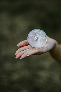 Woman with a little crystal ball thumbnail
