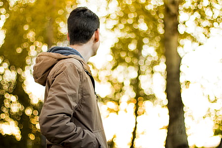 man, person, walking, park thumbnail