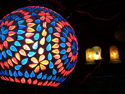 art, lights, night, dark thumbnail