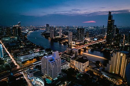 top view of city buildings thumbnail
