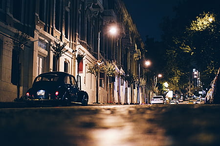 black Volkswagen beetle car thumbnail