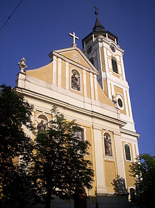 Franciscan Monastery front in Baja Hungary thumbnail