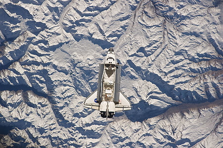 aerial photo of white and gray aircraft thumbnail