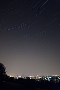 city skyline during night time thumbnail