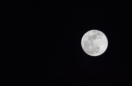 full moon during night thumbnail