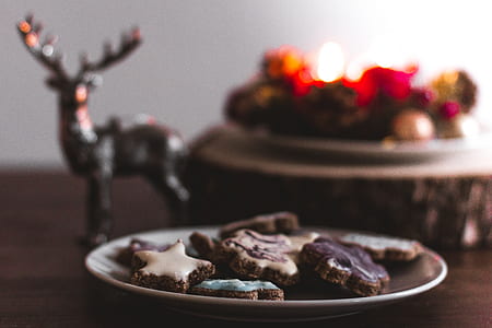 cookies on ceramic plate thumbnail