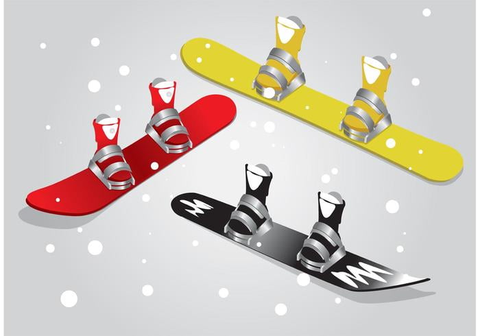 Snowboard Isolated Vectors eps file