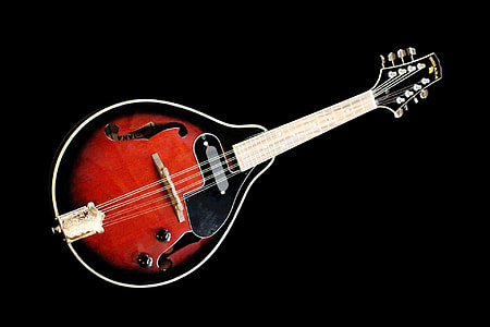 red and black banjo guitar thumbnail
